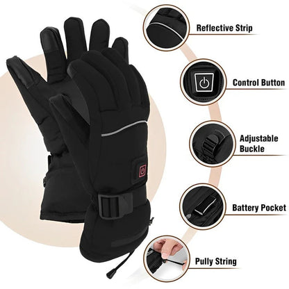 Gants chauffants rechargeables pour temps froid