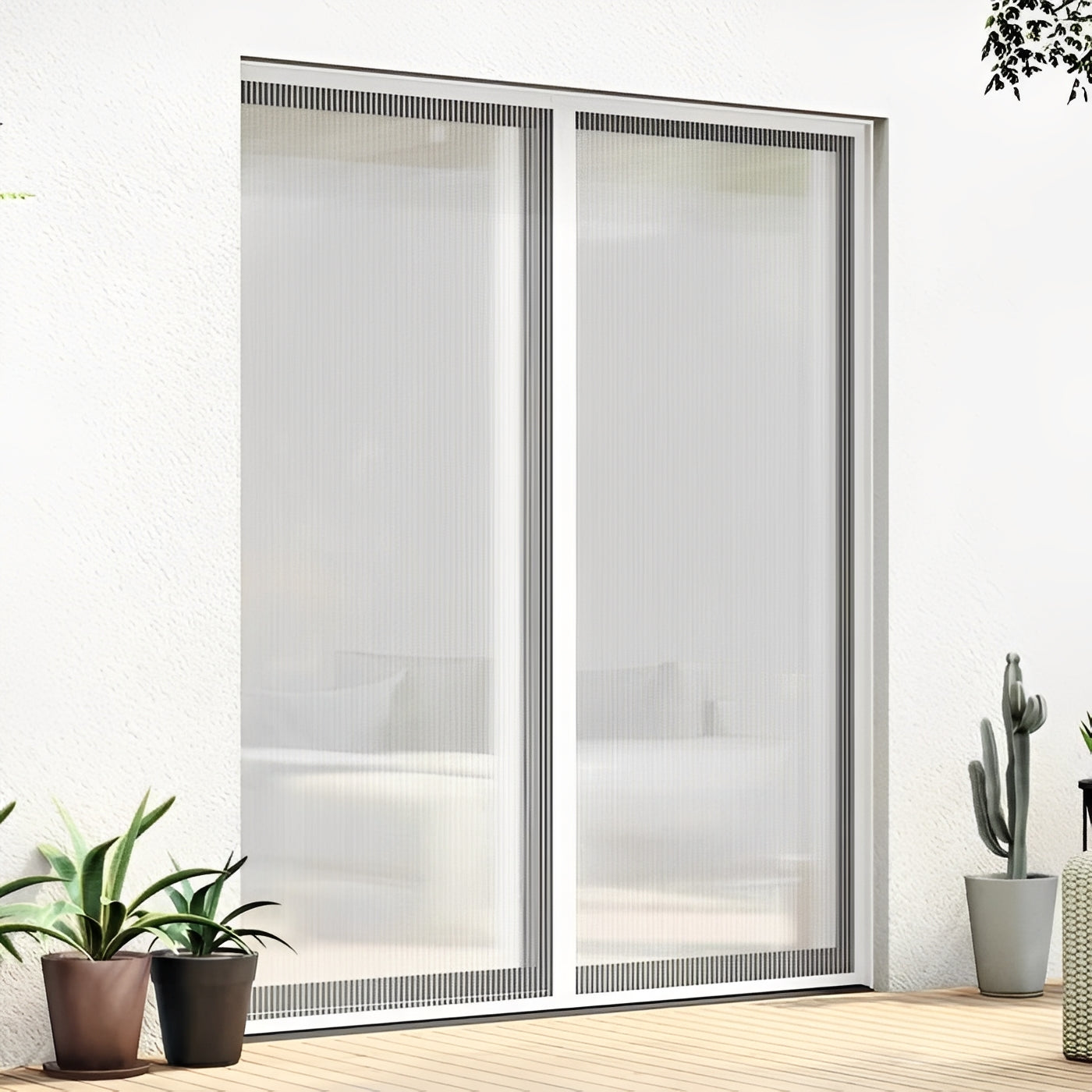 Moustiquaire de porte magnétique pour la protection contre les insectes