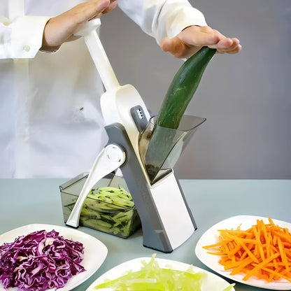 Hachoir à légumes facile à utiliser avec récipient