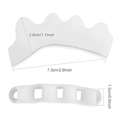 Bandes orthopédiques séparatrices d'orteils en gel