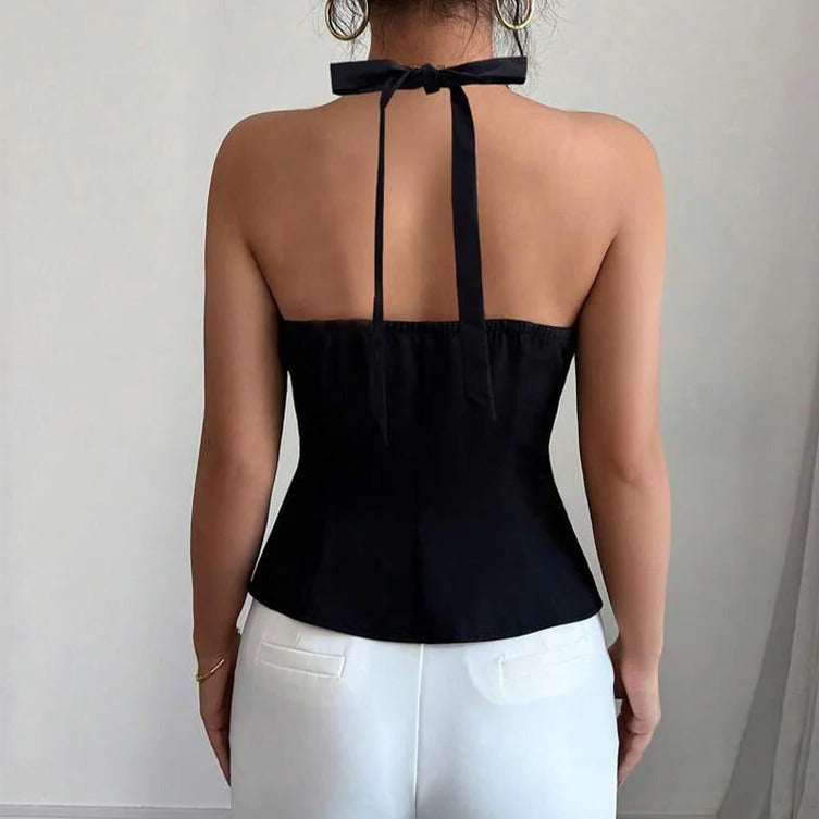 Gilet-veste tendance pour femme avec coupe ajustée
