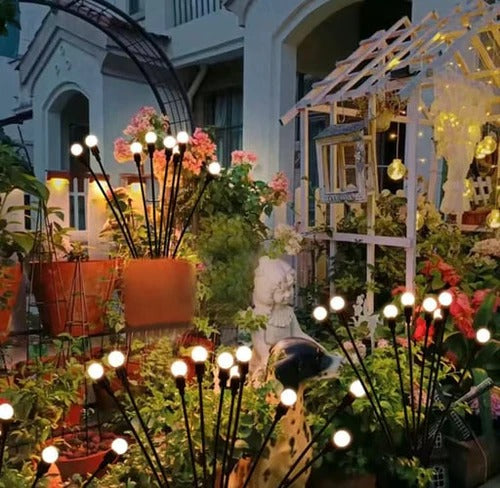 Lanternes de jardin rustiques d'extérieur