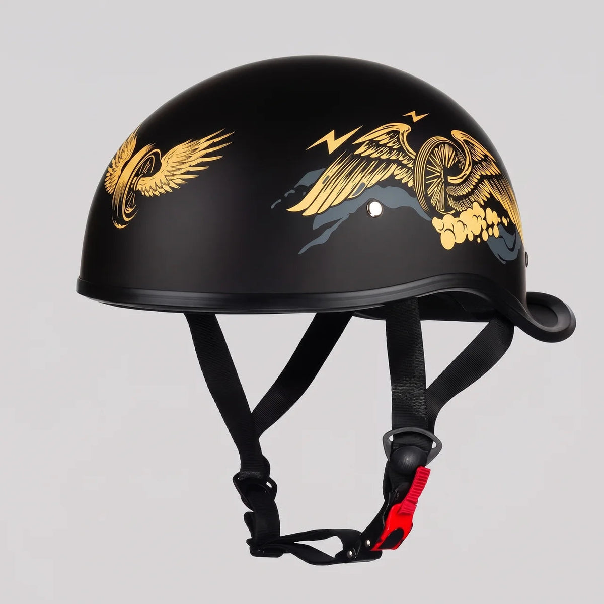 Casque de moto demi-jet classique au design léger | Idéal pour les trajets urbains et les voyages par temps chaud