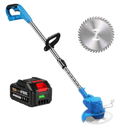Electric Weed Eater, Electric Weed Wacker, Lawn Edger, Battery Powered Grass Cutter, Foldable Battery Weed Trimmer