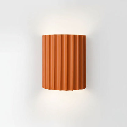 Resin Wall Sconce with LED Lighting – Minimalist Scandinavian Design for Living Room, Bedroom & Hallway