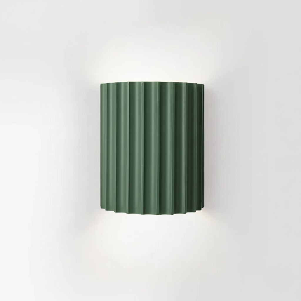 Resin Wall Sconce with LED Lighting – Minimalist Scandinavian Design for Living Room, Bedroom & Hallway