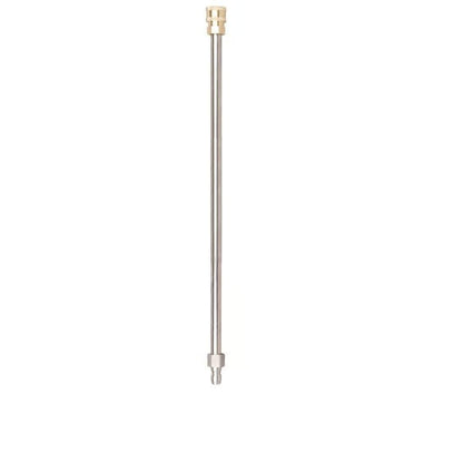Telescoping Pressure Washer Extension Wand 24 ft Reach Brass & Stainless Steel 4000 PSI 284°F 0-40° Nozzles for Gutter Cleaning Roof