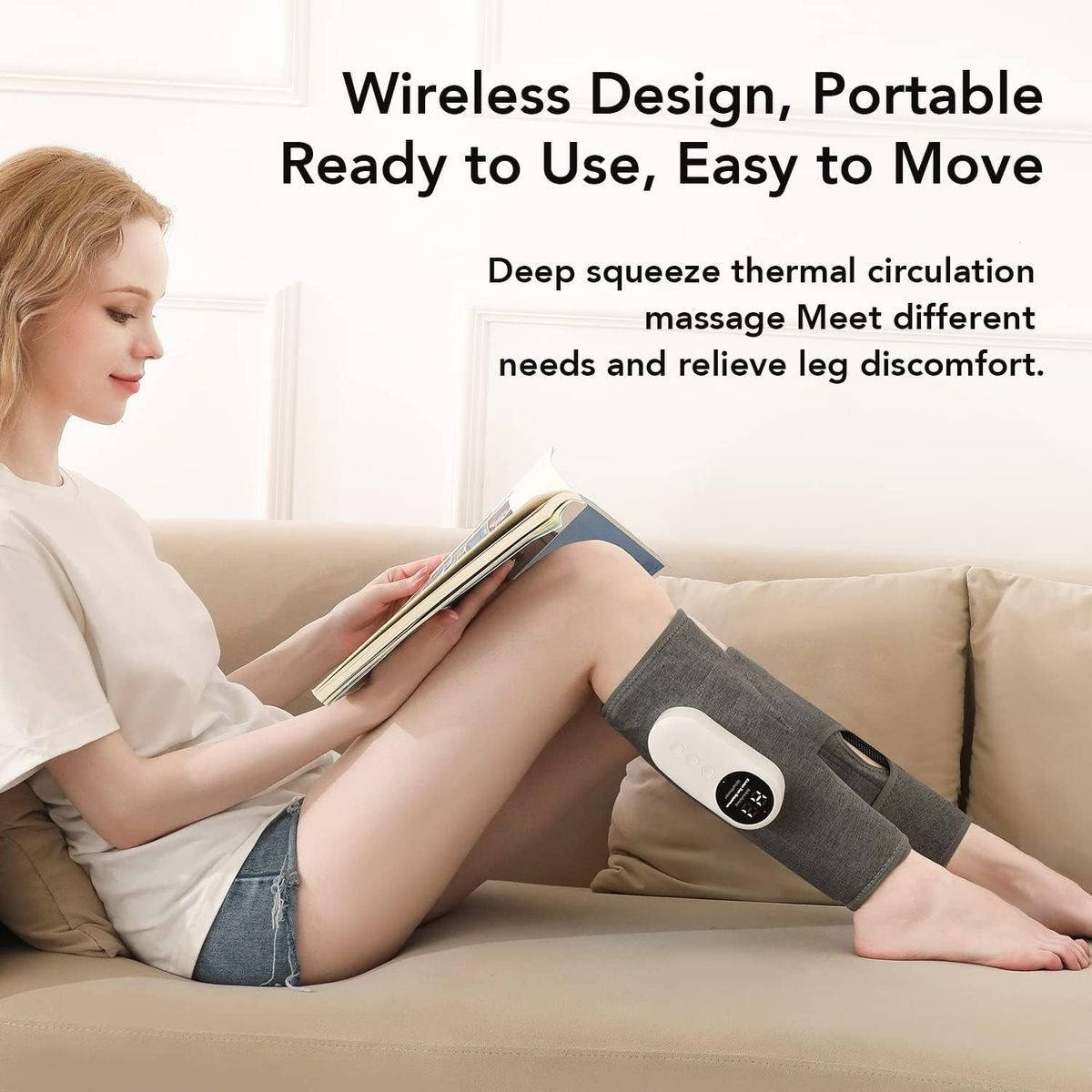 Enveloppement de massage électrique portable avec thermothérapie