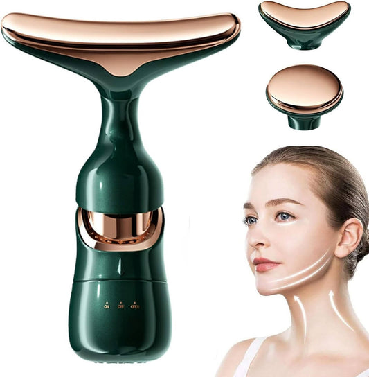 Portable Face Massager with 3 Detachable Tips for Beauty - Ortekor