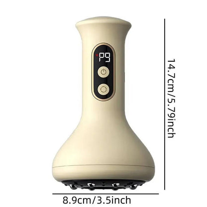 Appareil de massage sous vide 3 en 1 portable avec chaleur et écran LCD
