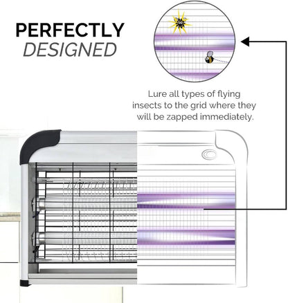 Anti-insectes efficace avec piège lumineux UV 20W