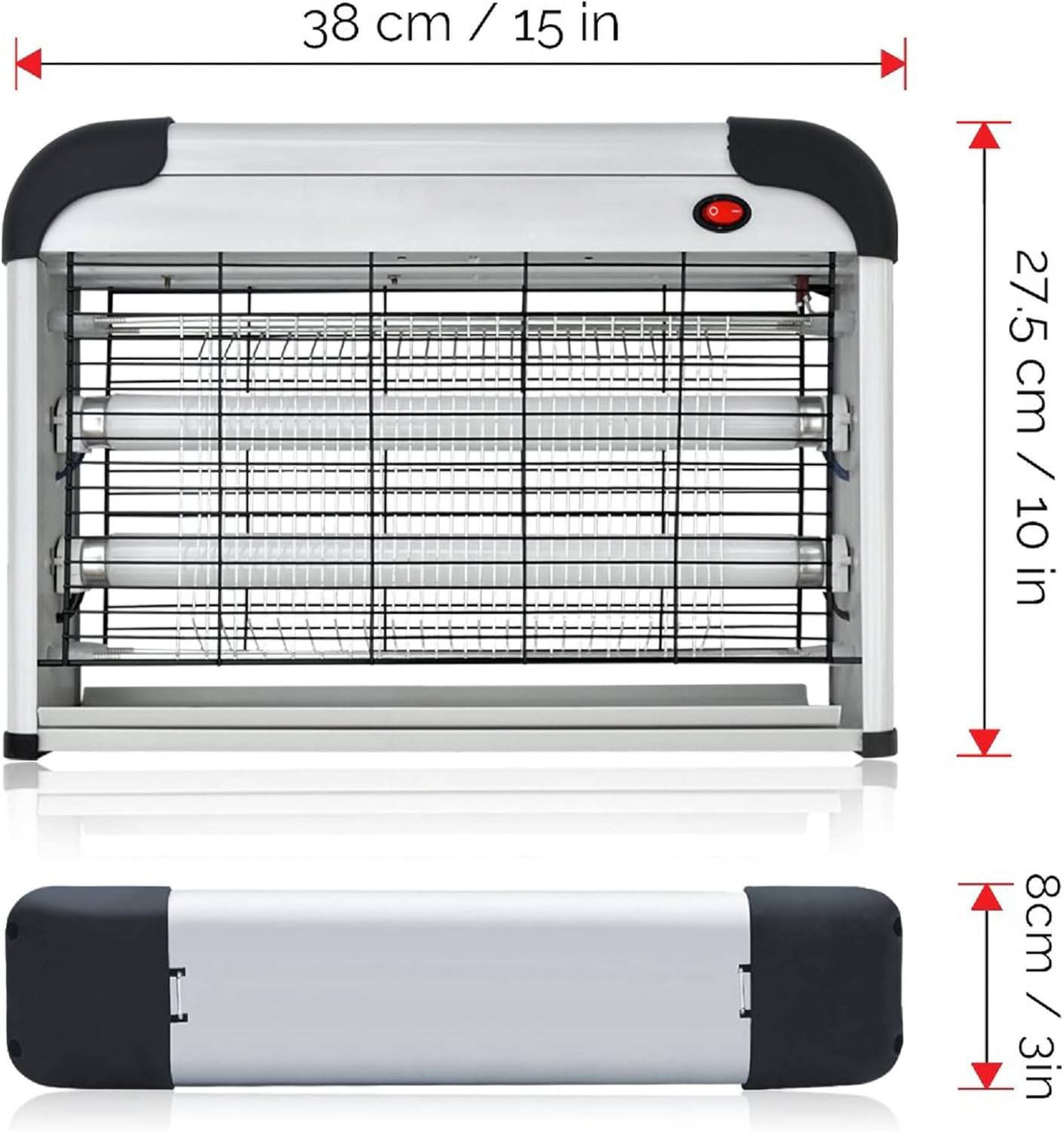 Anti-insectes efficace avec piège lumineux UV 20W