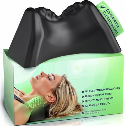 Oreiller cervical ergonomique en mousse à mémoire de forme avec housse amovible