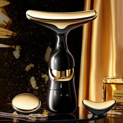 Masseur Facial Portable avec 3 Embouts Amovibles pour la Beauté