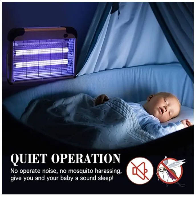 Anti-insectes efficace avec piège lumineux UV 20W