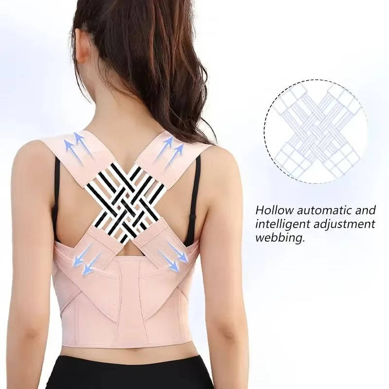 Ceinture de maintien lombaire confortable avec bretelles rembourrées