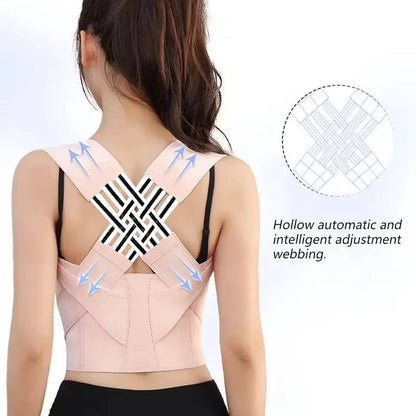 Ceinture de maintien lombaire confortable avec bretelles rembourrées