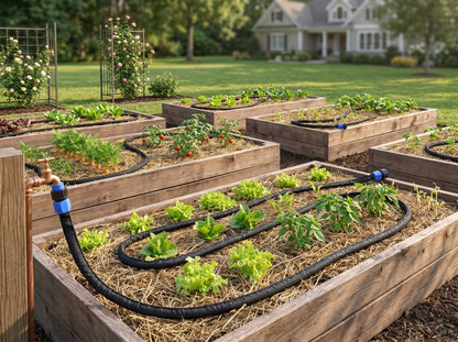 Ortekor DriPhera | 100ft Soaker Hose for Garden with Eco-Friendly Design | Efficient Deep Root Hydration