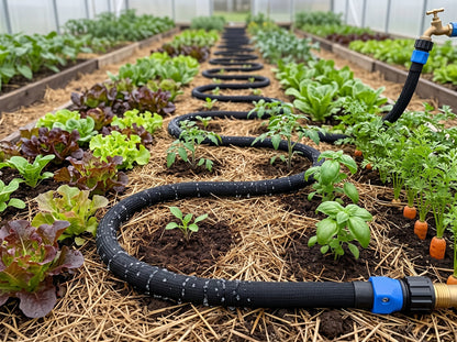 Ortekor DriPhera | 100ft Soaker Hose for Garden with Eco-Friendly Design | Efficient Deep Root Hydration