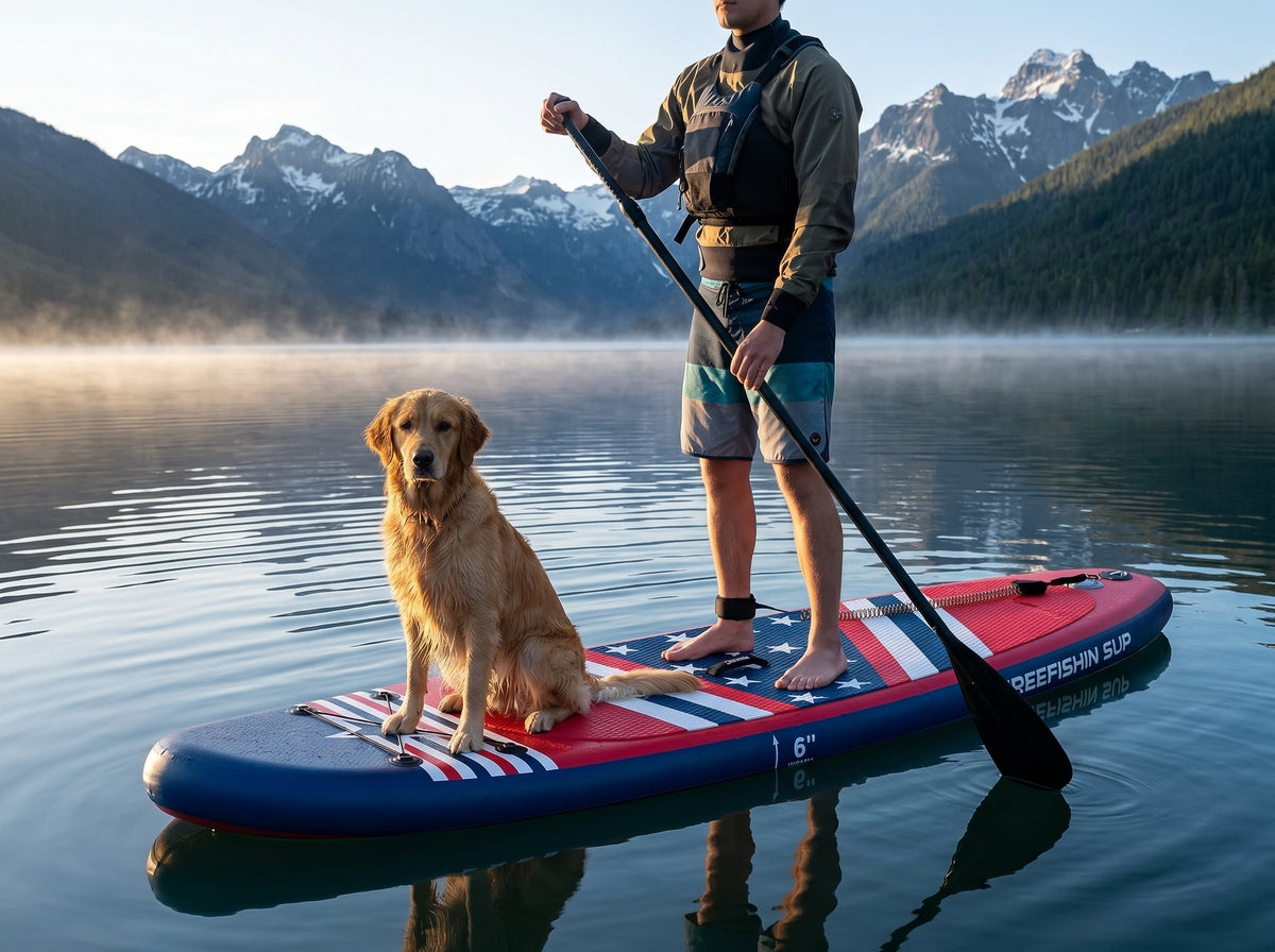Ortekor PuffoSUP | Inflatable Paddle Board with Quick Setup & Superior Stability | Portable Design for Effortless Adventures