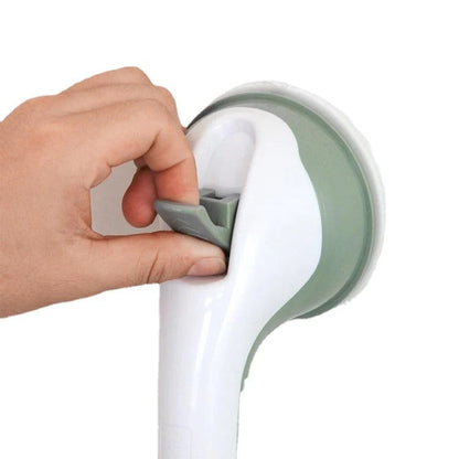 Suction Grab Bar for Shower & Bathtub – Non-Drill Bathroom Safety Handle with Anti-Slip Grip for Seniors & Balance Support