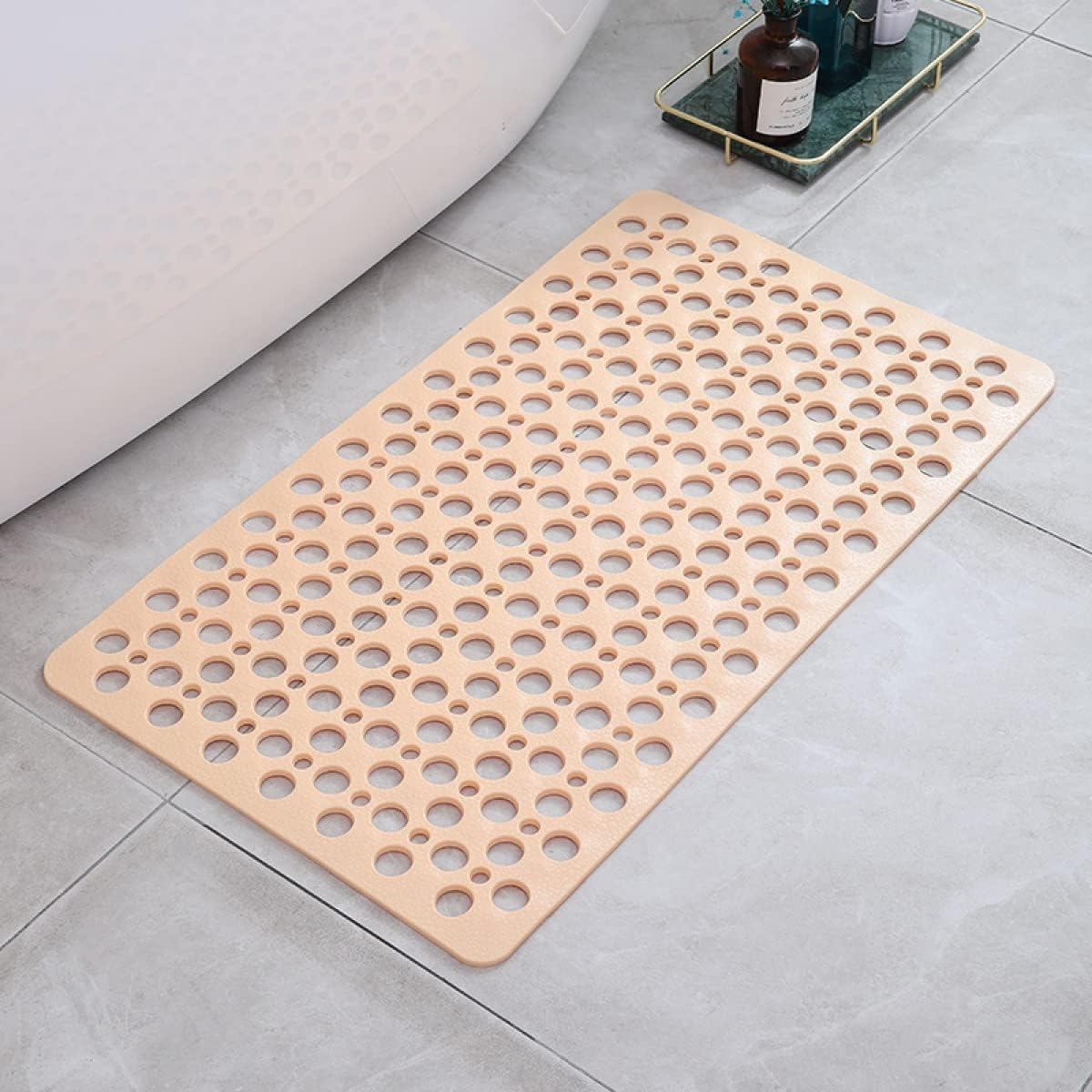 Non-Slip Antibacterial Shower Mat for Bath & Tub Safety – Textured Surface for Wet Floors