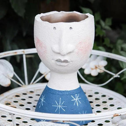 Persona Caricature Sculpture Pot