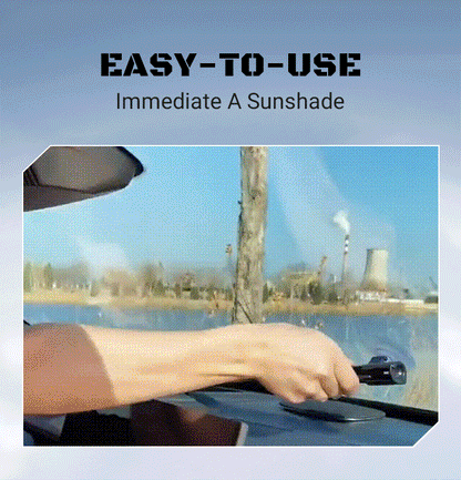 Ortekor AutoShield | Car Windshield Sun Shade with Heat Shield & Quick Cooling | Protects Interior from UV Rays