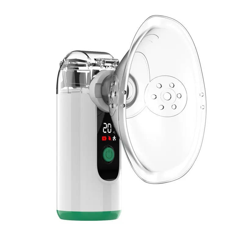 Inhalateur de brume compact rechargeable par USB avec écran numérique