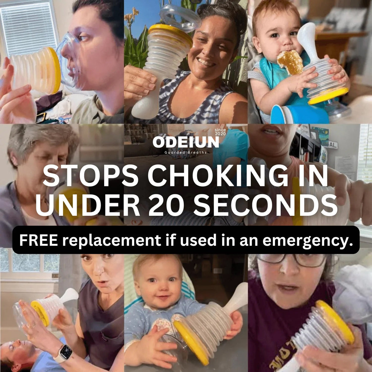Emergency Airway Clearing Tool for Choking Relief at Home & On the Go