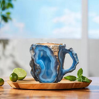Elegant Stone Style Coffee Mug | Decorative Ceramic Drinkware for Daily Use
