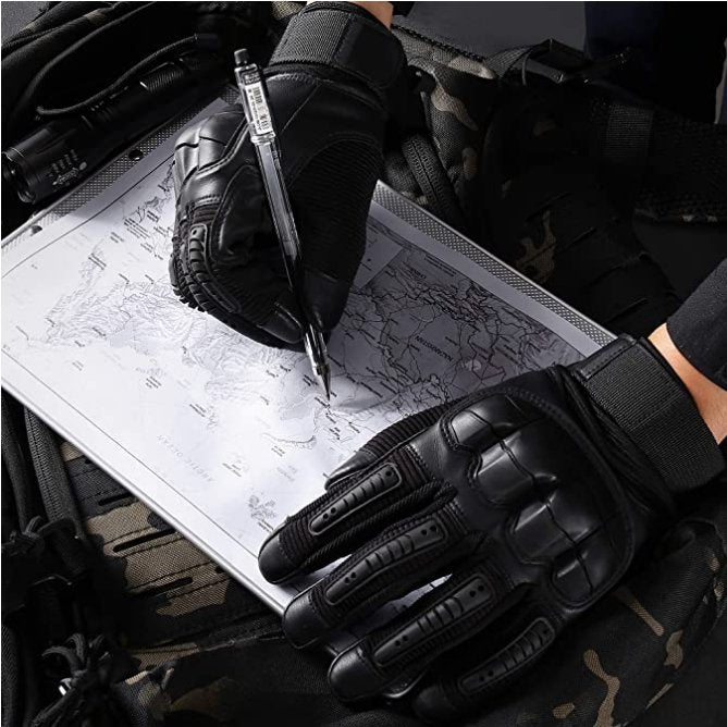Armored Work Gloves for Construction, Mechanics & Outdoor Use – Reinforced Palm & Knuckle Protection for Men