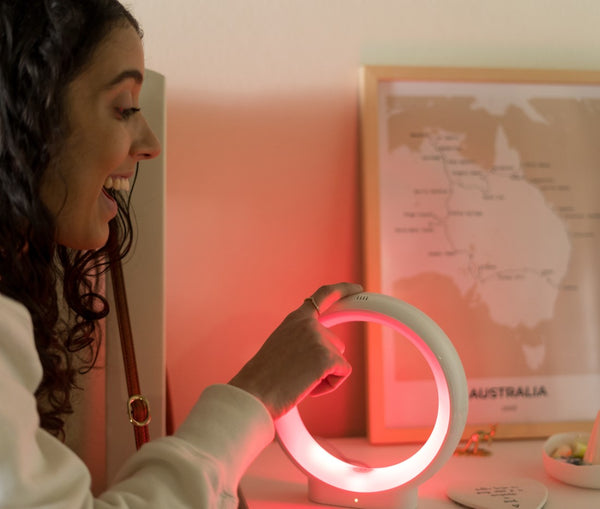 Infinity Lamp | Unique Connection Lamp with Sound Messaging Feature | Thoughtful Gift for Long-Distance Relationships