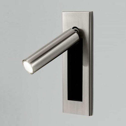 Recessed LED Reading Light for Bedroom – Flush Mount Wall Lamp with Adjustable Head – Warm or Cool White – Modern Nightstand Sconce for