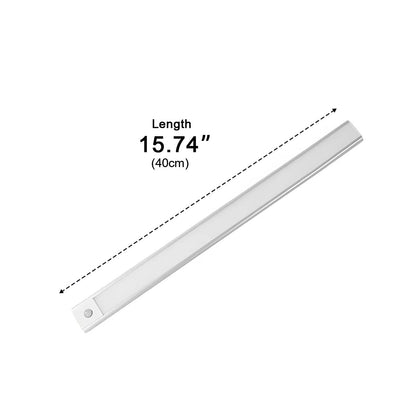 Lampe LED à détecteur de mouvement pour sous-meuble, rechargeable par USB, barre fine en aluminium pour cuisine, placard, garde-manger, couloir, 3 températures de couleur, sans fil