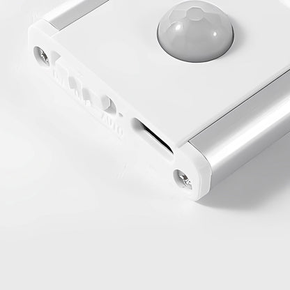Lampe LED à détecteur de mouvement pour sous-meuble, rechargeable par USB, barre fine en aluminium pour cuisine, placard, garde-manger, couloir, 3 températures de couleur, sans fil