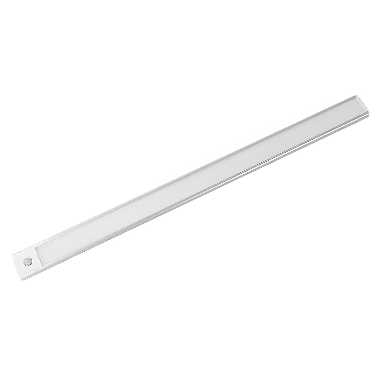 Lampe LED à détecteur de mouvement pour sous-meuble, rechargeable par USB, barre fine en aluminium pour cuisine, placard, garde-manger, couloir, 3 températures de couleur, sans fil
