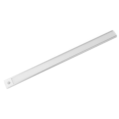 Lampe LED à détecteur de mouvement pour sous-meuble, rechargeable par USB, barre fine en aluminium pour cuisine, placard, garde-manger, couloir, 3 températures de couleur, sans fil