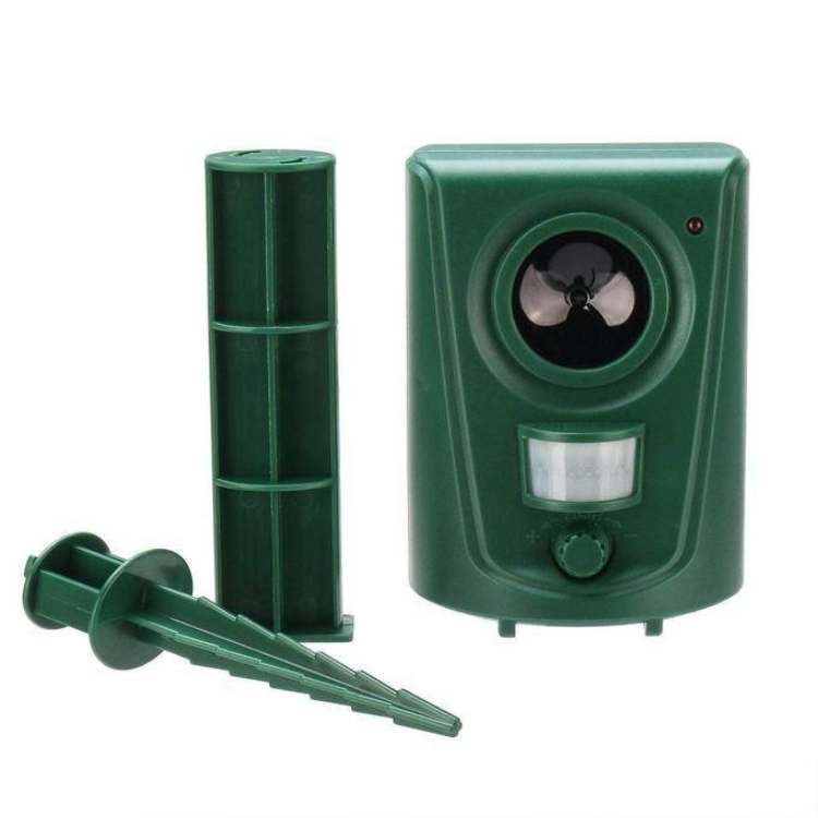 Outdoor Motion-Activated Cat Deterrent Device – Weatherproof Sonic Animal Repeller for Yard & Garden Protection