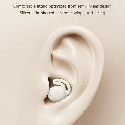 Sleep Earbuds with Passive Noise Isolation – Side Sleeper Comfort Design, 5-Hour Battery, Bluetooth 5.3, Touch Controls, Soft Silicone Fit