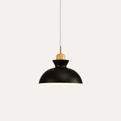 Wooden Hanging Light Fixture 11 inch E27 Socket Modern Nordic Ceiling Lamp for Bedroom Living Room Dining Area Kitchen Island Entryway Hallw