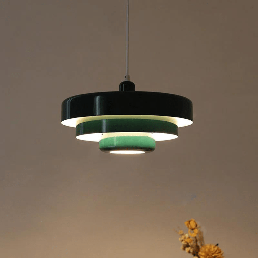 Modern Minimalist Pendant Light 14-Inch Dome Metal Ceiling Fixture Dining Room Kitchen Cafe Nordic Style Home Lighting
