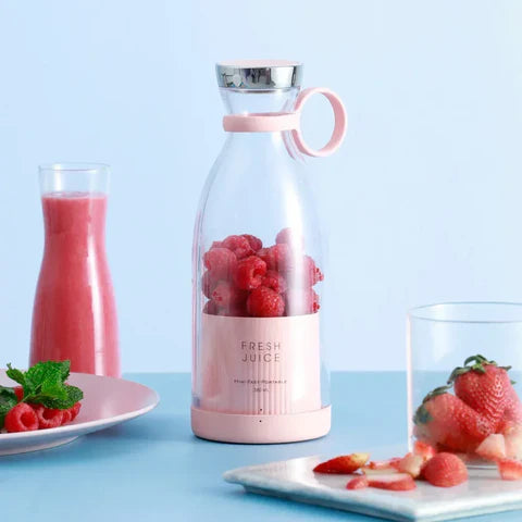 JuicyGo | Mélangeur portable pour smoothies, rechargeable par USB | Compact et léger pour une nutrition nomade