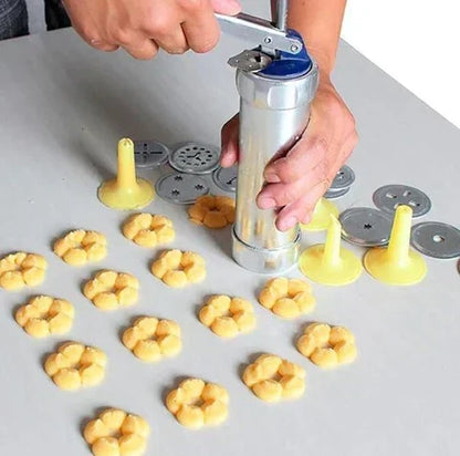PressBake – Aluminium Cookie Press Set – Precision Baking Tool
