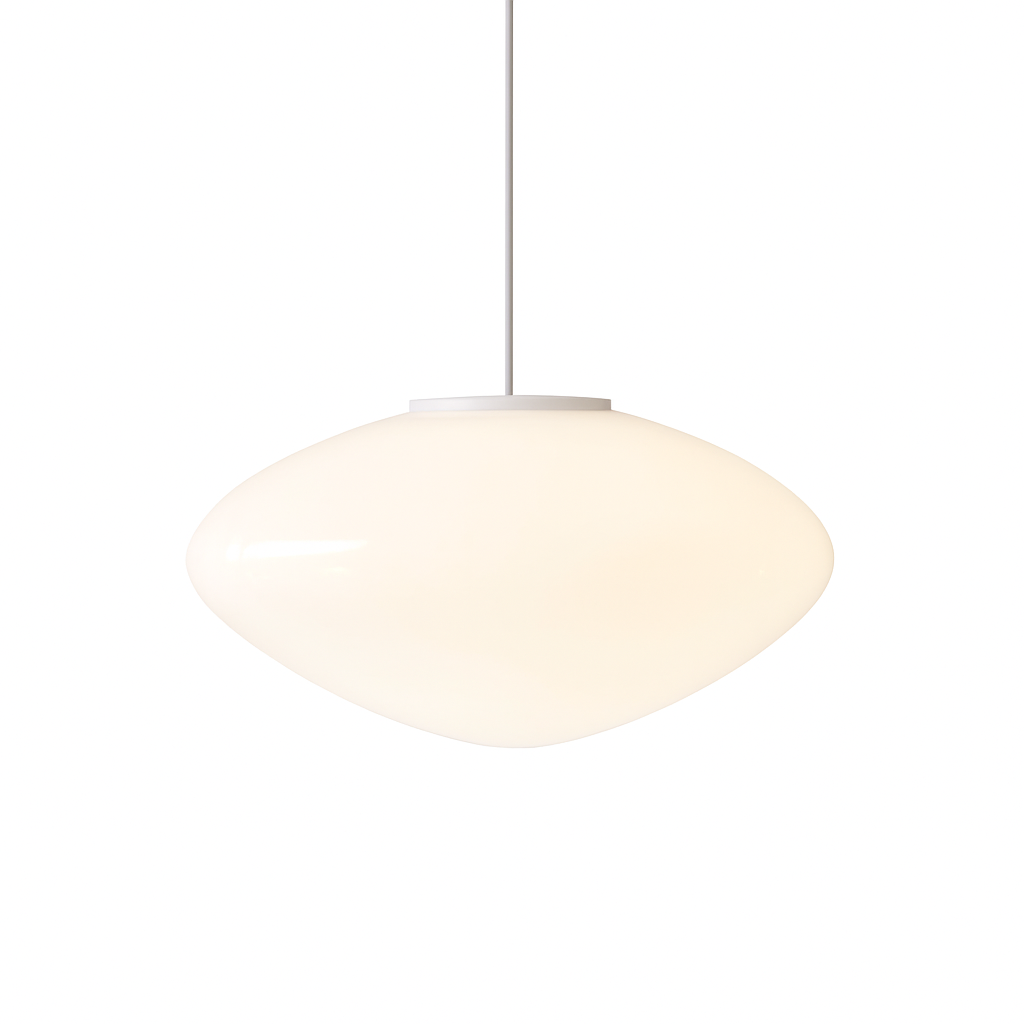 Modern Nordic Pendant Light with LED – Adjustable Height Metal & Glass Ceiling Lamp for Kitchen Island, Dining Room, Living Room