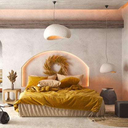 Plafonnier dôme avec câble réglable en hauteur, douille E27, luminaire graduable pour îlot de cuisine et table à manger
