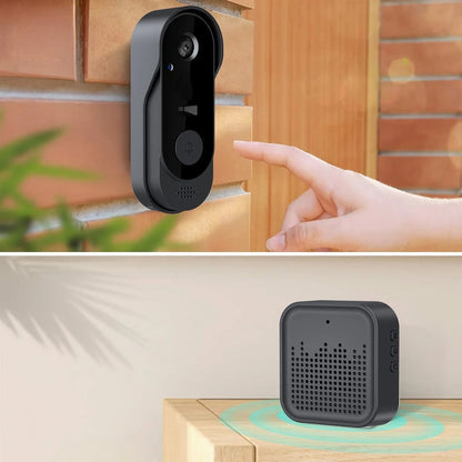 Video Doorbell Camera Wireless with Two-Way Audio, 170° Wide Angle HD Motion Detection for Front Door Entry Security