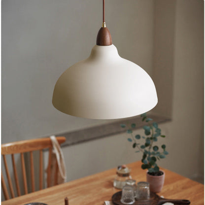 Adjustable Height Ceiling Fixture Wood & Metal Shade 14 Inch Beige for Dining Room Kitchen Island Living Room Entryway E27 Socket 220-240V