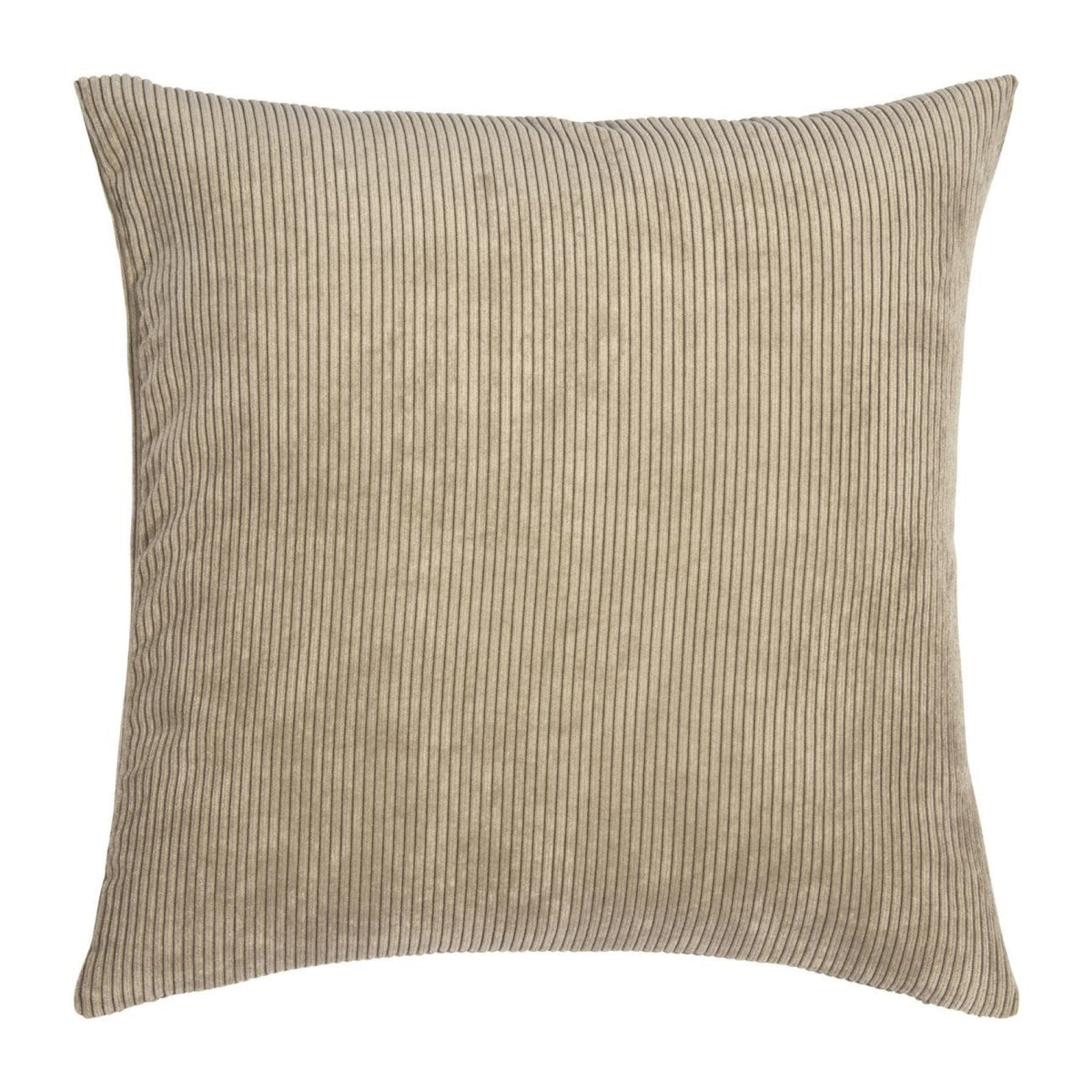 Ribbed Velvet-Look Pillow Cover Square Throw Cushion Case Soft Textured Home Decor for Couch Sofa Bedroom Living Room