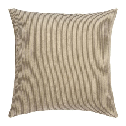 Ribbed Velvet-Look Pillow Cover Square Throw Cushion Case Soft Textured Home Decor for Couch Sofa Bedroom Living Room